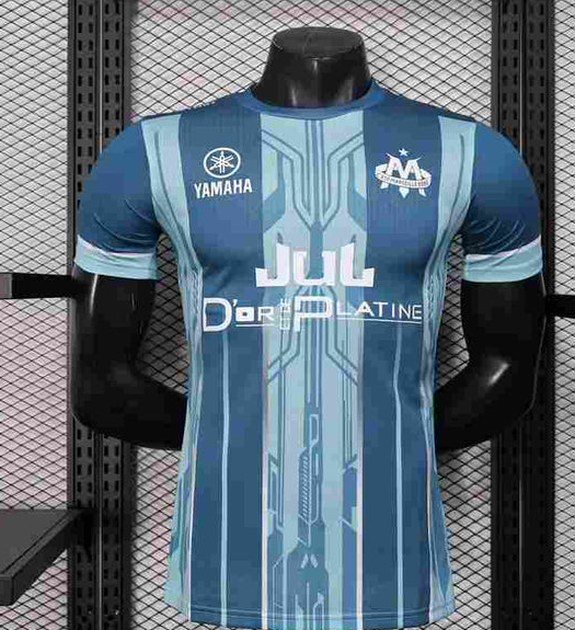 Olympique de Marseille Cyan Edition Jul Version Joueur 25/26