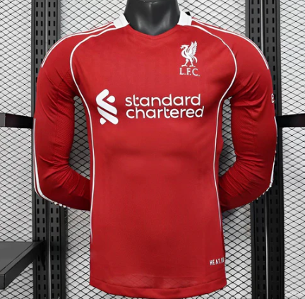Maillot Manches Longues Liverpool Domicile 25/26