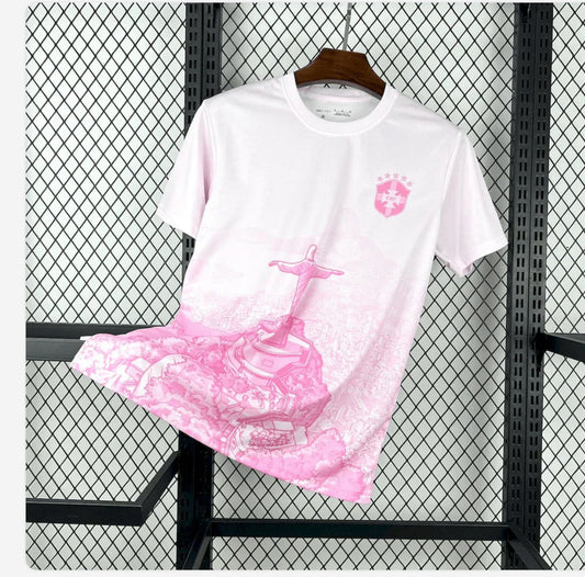 Maillot Brésil  Christ 24/25 Rose